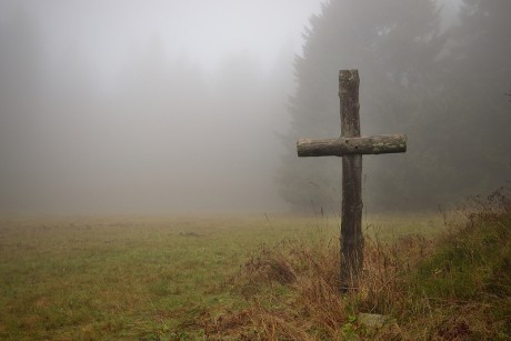38 Sklenářovice - dřevěný kříž